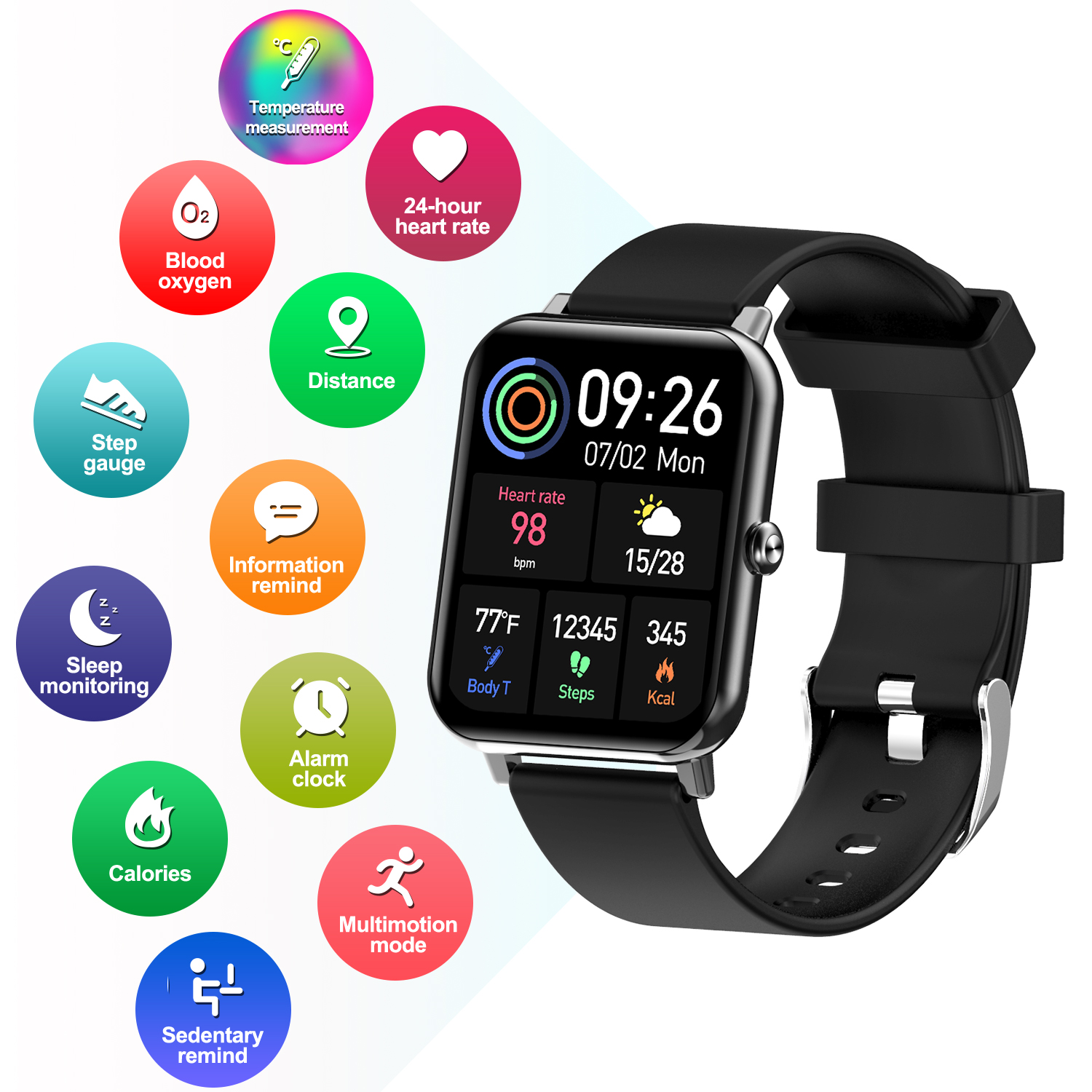 Outdoor Sport Smart Watches F15 pro SmartBracelet Watch Full Touch Screen Swimming Meter Step Sleep Monitoring Bracelet 
Outdoor Sport Smart Watches F15 pro SmartBracelet Watch Full Touch Screen Swimming Meter Step Sleep Monitoring Bracelet
