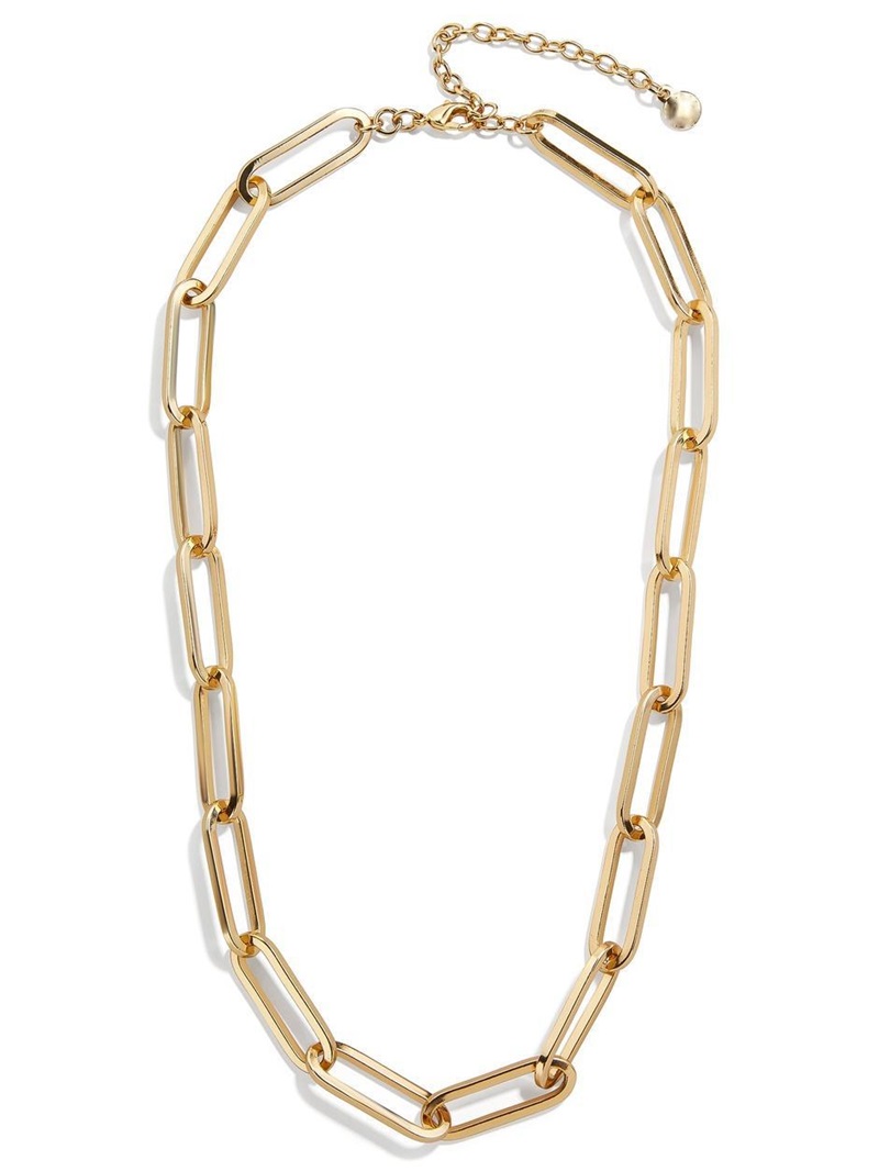 Bohemian Paperclip Chain Women Necklace Rectangle Link Hera Choker Collar Stainless Steel Gold silver Color1 604 Q2