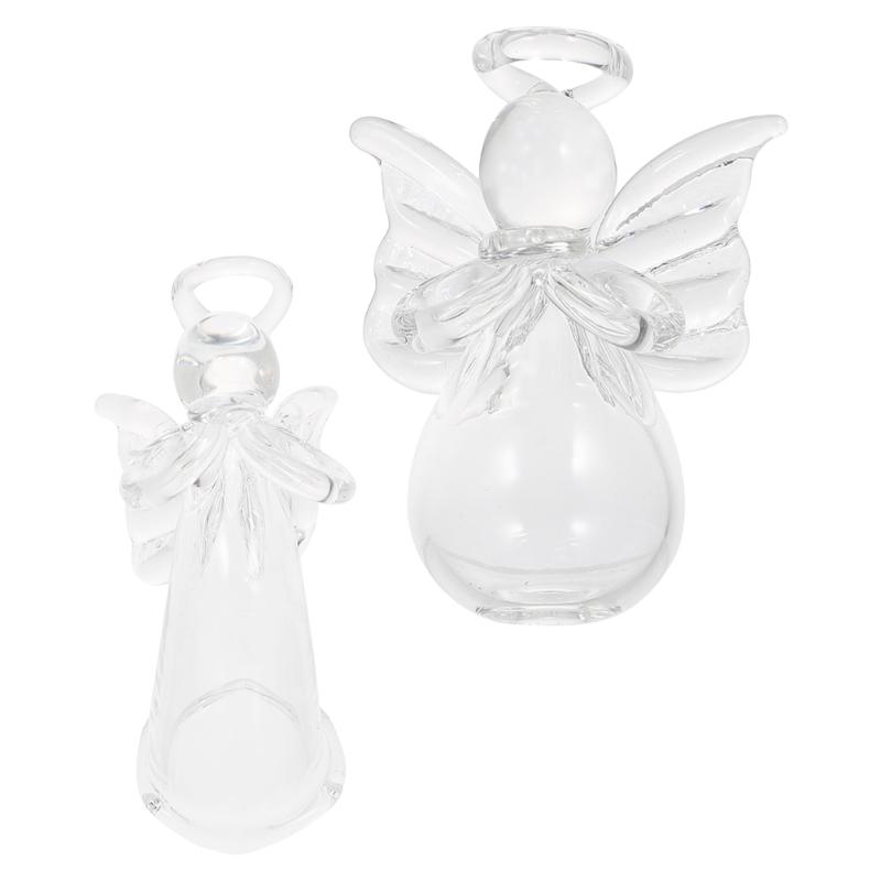 Interior Decorations 2Pcs Glass Angel Bottle Ornament Mini Figurine Statue Inspirational Gift
Interior Decorations 2Pcs Glass Angel Bottle Ornament Mini Figurine Statue Inspirational Gift