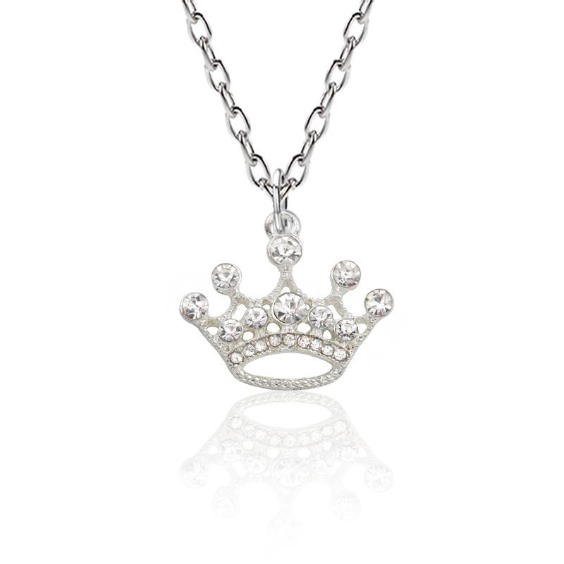 Pendant Necklaces Luxury Elegant Queen Crown CZ Necklace Charming Women's Wedding Gold Silver Color Jewelry Fashion Anniversary Gift
Pendant Necklaces Luxury Elegant Queen Crown CZ Necklace Charming Women's Wedding Gold Silver Color Jewelry Fashion Anniversary Gift