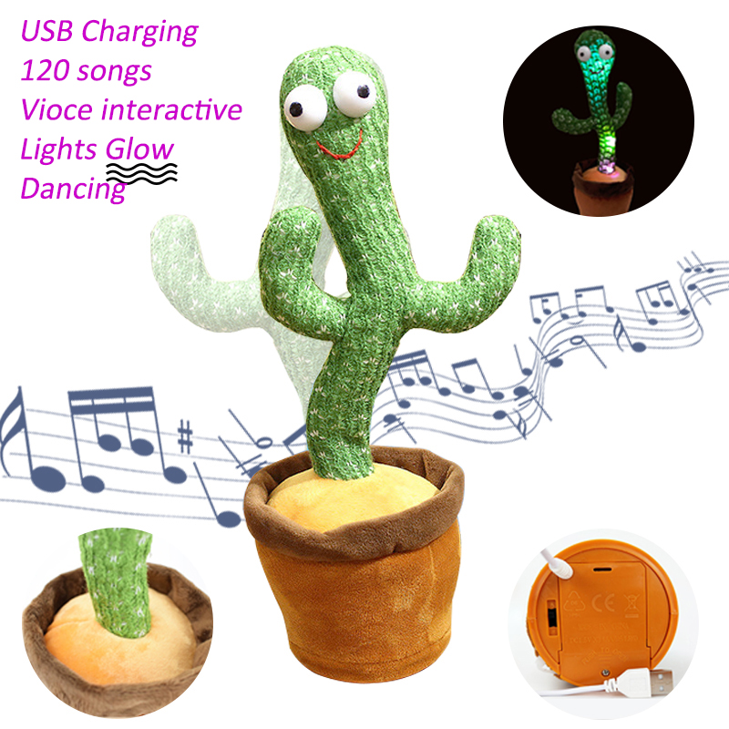 DHL wholesale Dancing Cactus Toys Talking Doll Speak Sing Sound Record Repeat Toy Kawaii sunflower Dancer Children Kids Education Christmas Gift with USB Charging
DHL wholesale Dancing Cactus Toys Talking Doll Speak Sing Sound Record Repeat Toy Kawaii sunflower Dancer Children Kids Education Christmas Gift with USB Charging