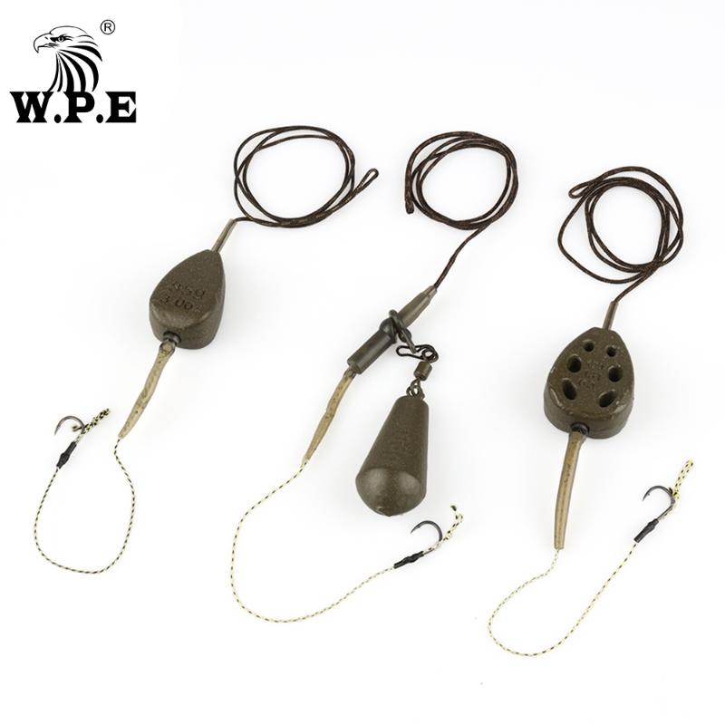 W.P.E Carp Fishing Rig Hair 1pcs/set 85g/98g/116g Lead Core Line Europe CarpFish Hook Group Sharp Tackle Hooks
W.P.E Carp Fishing Rig Hair 1pcs/set 85g/98g/116g Lead Core Line Europe CarpFish Hook Group Sharp Tackle Hooks