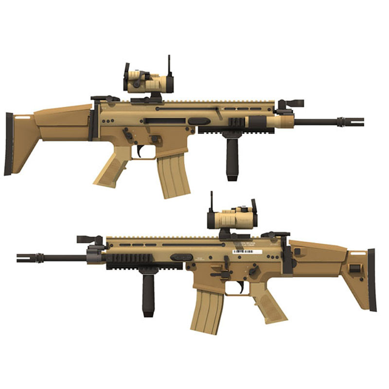 SCAR Rifle Paper Toy Gun 98cm 1:1 Classic Cosplay Props 3D Model Manual DIY Papercrafts for Kids Outdoor Game
SCAR Rifle Paper Toy Gun 98cm 1:1 Classic Cosplay Props 3D Model Manual DIY Papercrafts for Kids Outdoor Game