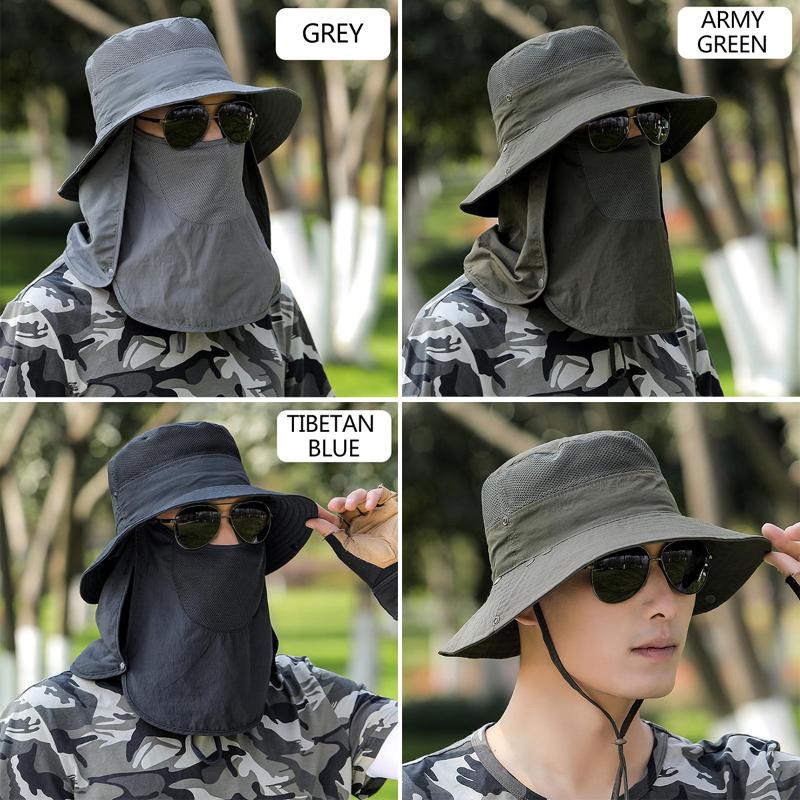 Men Outdoor UV Protection Ear Flap Neck Cover Sun Hat Fisherman Cap Fishing Hunt
Men Outdoor UV Protection Ear Flap Neck Cover Sun Hat Fisherman Cap Fishing Hunt
