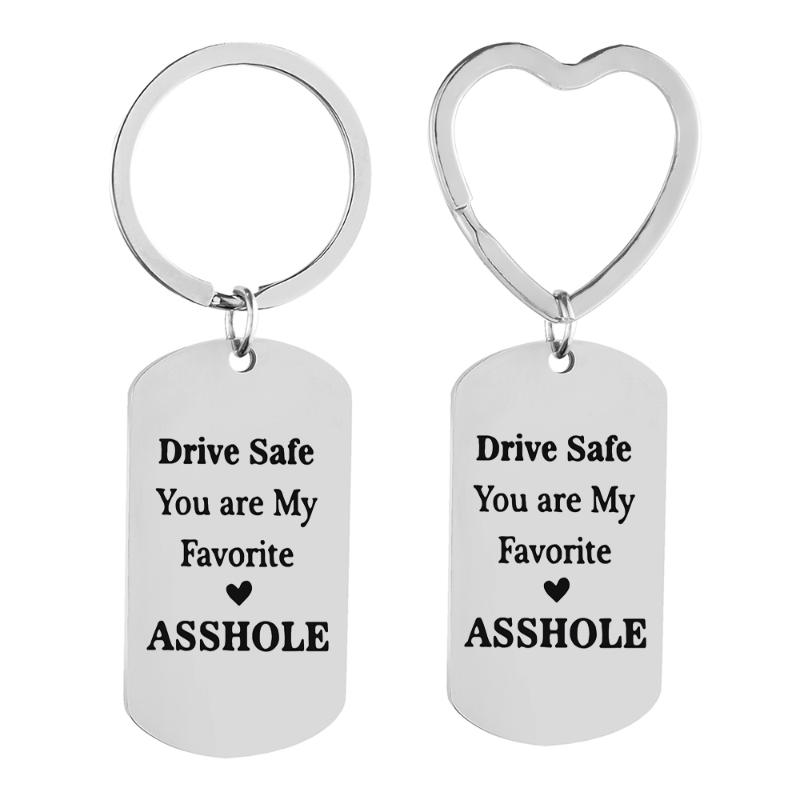 Keychains Europe And America Fashion Lettering Stainless Steel Jewelry Key Chain Drive Safe Army Keychain Couple Gift DIY Custom Wholesale, Silver
Keychains Europe And America Fashion Lettering Stainless Steel Jewelry Key Chain Drive Safe Army Keychain Couple Gift DIY Custom Wholesale, Silver