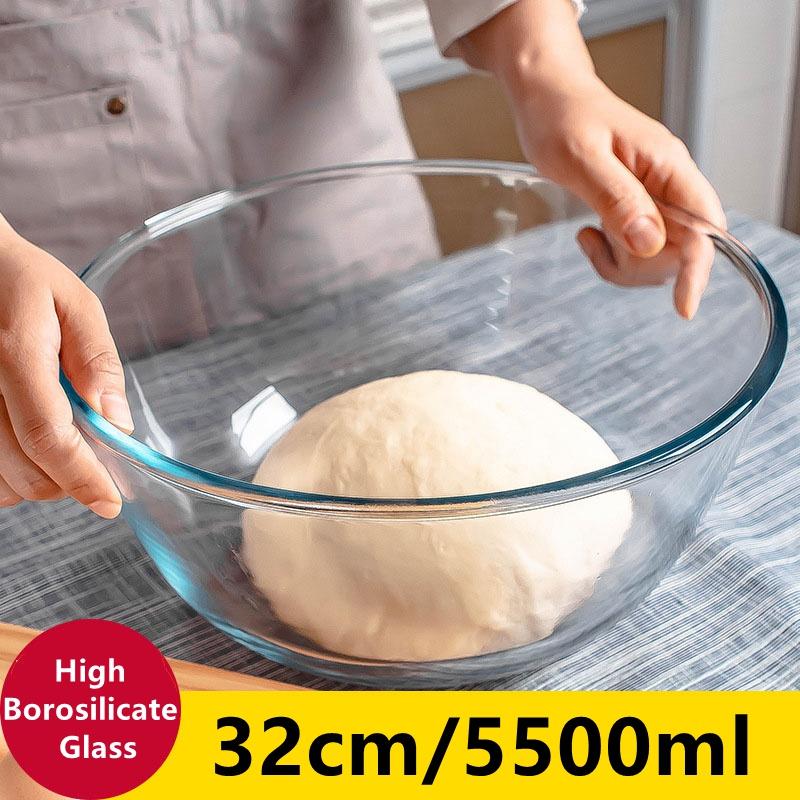 5500ml Large Capacity High Borosilicate Glass Bowl 30cm Salad Mixing Bowls Egg Beater Container Kitchen Microwavable Soup
5500ml Large Capacity High Borosilicate Glass Bowl 30cm Salad Mixing Bowls Egg Beater Container Kitchen Microwavable Soup
