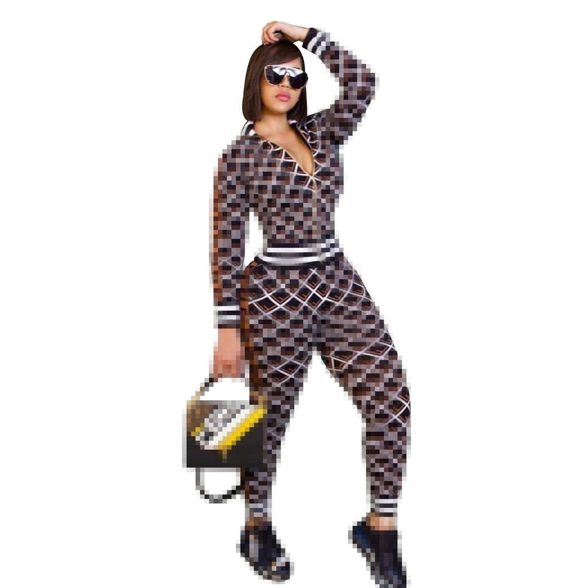 Autumn Winter Tracksuits Women Printed Two Piece Set Sweatsuit Jacket+Pants Fashion Casual Ladies Suits Zipper Woman Tracksuit, J1971
Autumn Winter Tracksuits Women Printed Two Piece Set Sweatsuit Jacket+Pants Fashion Casual Ladies Suits Zipper Woman Tracksuit, J1971