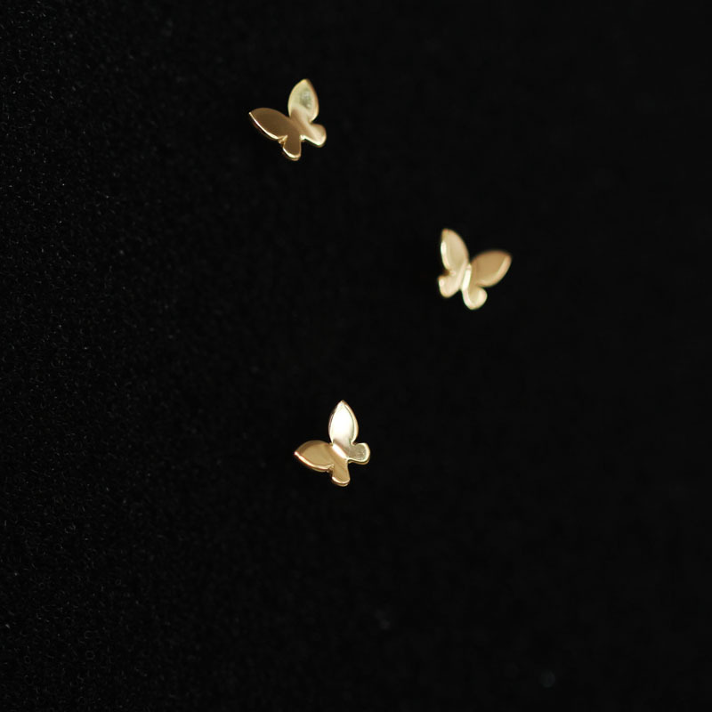 14k Solid Gold Butterfly Earring Mini Dainty Women Minimal Simple Style Gift Bridesmaid 210324
14k Solid Gold Butterfly Earring Mini Dainty Women Minimal Simple Style Gift Bridesmaid 210324