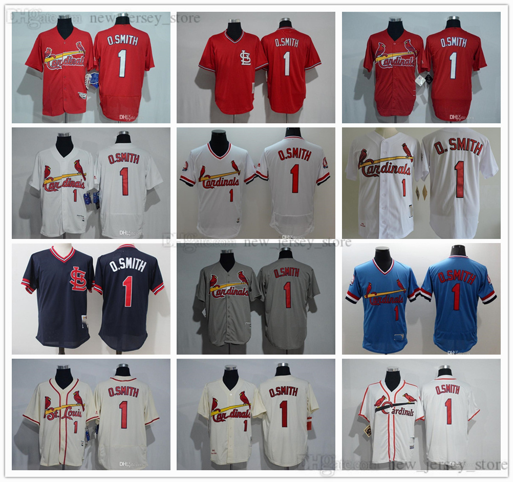 Man Women Youth Kids Vintage Baseball #1 Ozzie Smith Jerseys Cooperstown Flexbase Cool Base Pullover White Grey Blue Red Jersey, As picture
Man Women Youth Kids Vintage Baseball #1 Ozzie Smith Jerseys Cooperstown Flexbase Cool Base Pullover White Grey Blue Red Jersey, As picture