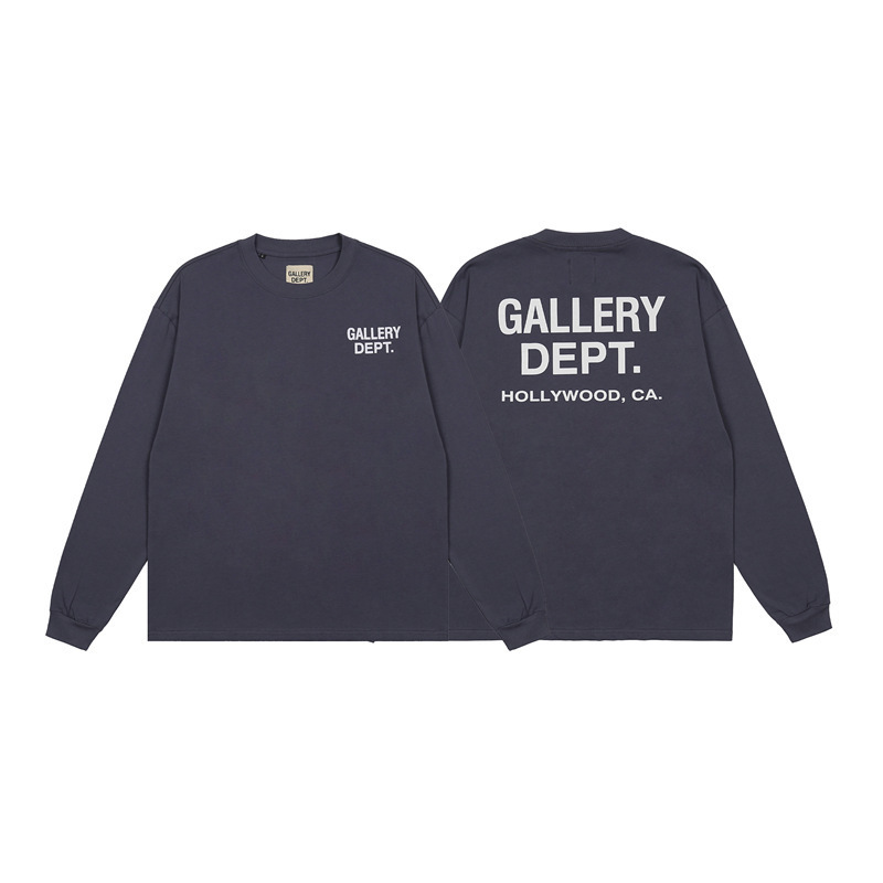 High Quality Street Fashion Brand Galery Dept High Street Washing Old Print Loose Men' and Women' Long Sleeve T-shirtIn Stock, Gray
High Quality Street Fashion Brand Galery Dept High Street Washing Old Print Loose Men' and Women' Long Sleeve T-shirtIn Stock, Gray