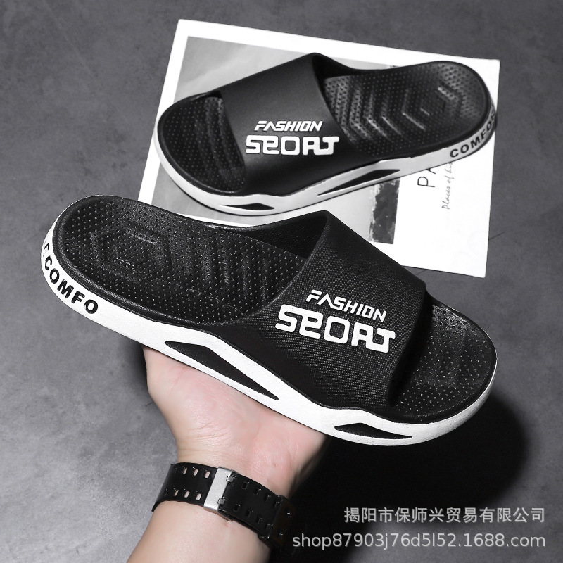 luxury slippers men's summer 2021 couple cool men's wear student thick soled home dormitory slipper's, Black
luxury slippers men's summer 2021 couple cool men's wear student thick soled home dormitory slipper's, Black