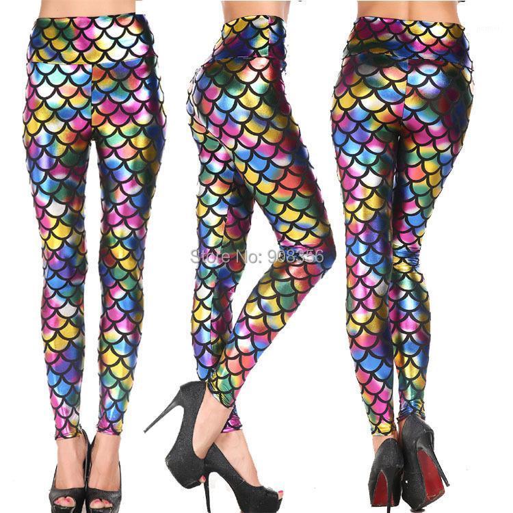 Women's Leggings 2021 Fashion Women Galaxy Metallic Rainbow Fish Scale Print Legging Punk Fake Leather C1281, Black
Women's Leggings 2021 Fashion Women Galaxy Metallic Rainbow Fish Scale Print Legging Punk Fake Leather C1281, Black