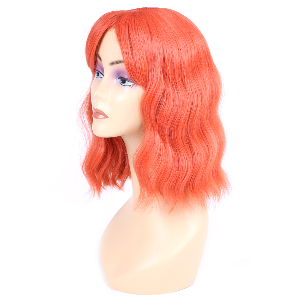 12 Inches Cosplay Costume Wigs Pink Orange Green Short Bod wig Have 6 Color Machine Mode Curly Hair
12 Inches Cosplay Costume Wigs Pink Orange Green Short Bod wig Have 6 Color Machine Mode Curly Hair