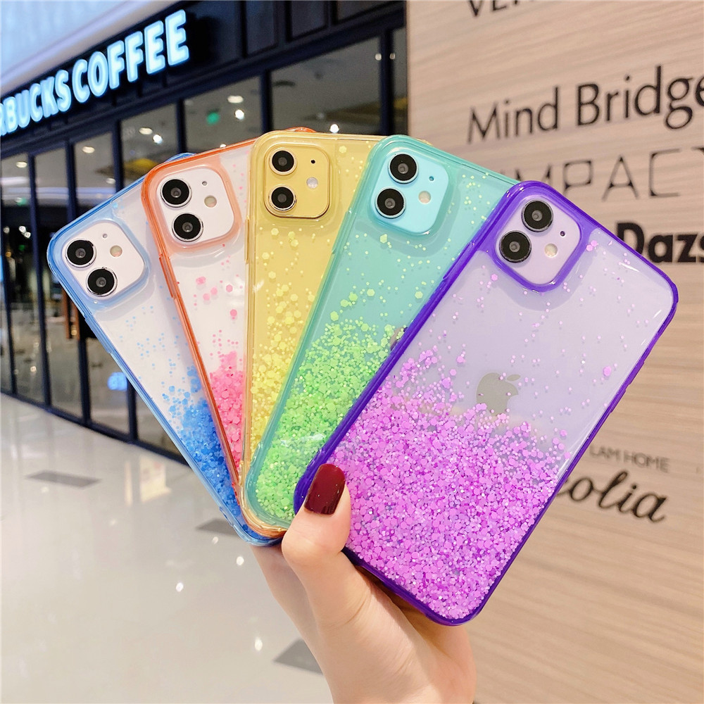 luxury shining glitter powder phone case for iphone 11 pro max xs xr 8 7plus with chain lanyard fashion back cover transparent soft tpu sho
luxury shining glitter powder phone case for iphone 11 pro max xs xr 8 7plus with chain lanyard fashion back cover transparent soft tpu sho