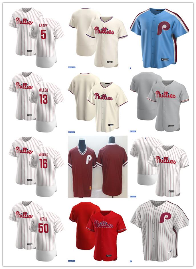 Men Women Youth 5 Andrew Knapp 13 Brad Miller 16 Moniak 50 Hector Neris Custom Baseball Jersey Blank white red blue gray, Colour
Men Women Youth 5 Andrew Knapp 13 Brad Miller 16 Moniak 50 Hector Neris Custom Baseball Jersey Blank white red blue gray, Colour