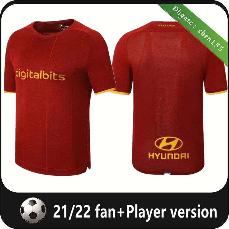 2021 2022 Player version soccer jerseys tops MANCINI VERETOUT B. MAYORAL TOTTI DE ROSSI AS DZEKO rome 21 22 men fan football shirts sets, 21/22 home
2021 2022 Player version soccer jerseys tops MANCINI VERETOUT B. MAYORAL TOTTI DE ROSSI AS DZEKO rome 21 22 men fan football shirts sets, 21/22 home