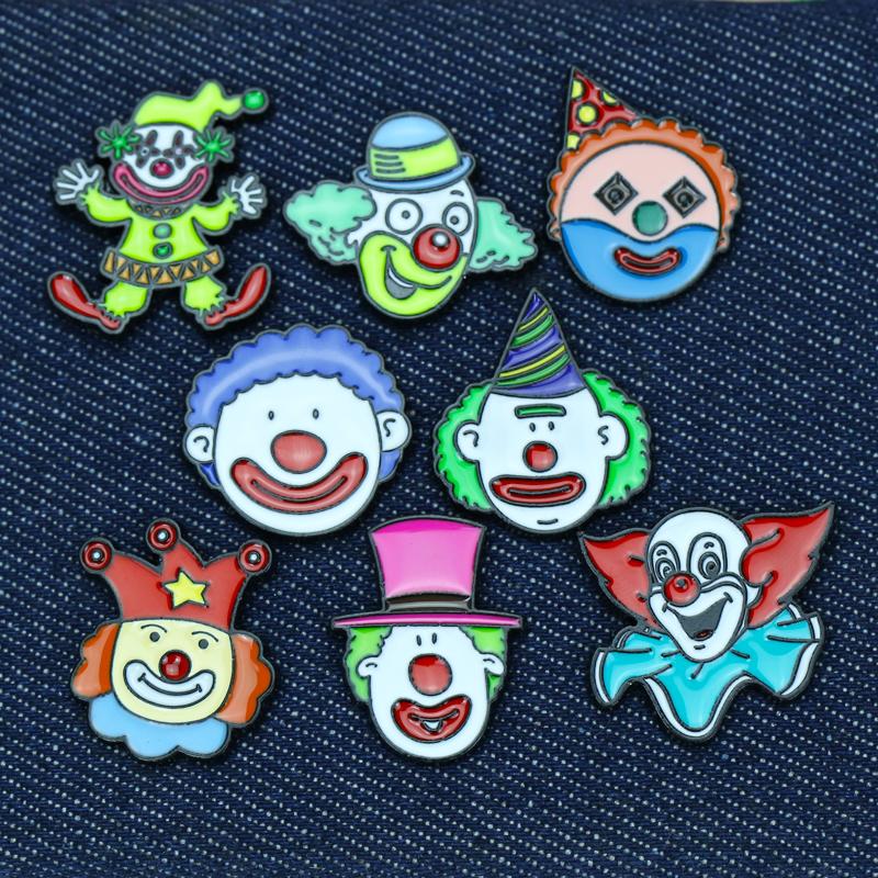 Pins, Brooches Cute Clown Cartoon Metal Enamel Pins And For Women Men Lapel Pin Backpack Bags Hat Badge
Pins, Brooches Cute Clown Cartoon Metal Enamel Pins And For Women Men Lapel Pin Backpack Bags Hat Badge
