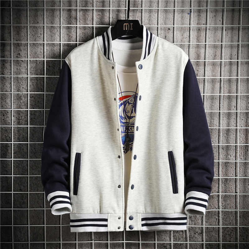 KOLMAKOV Arrival Korean Men's 50% Cotton Bomber Jackets Men Streetwear Jacket Patchwork Cardigan Coat Male 4 Color M-5XL 210819