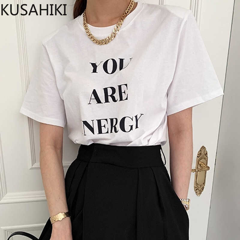 Korean Letters Printed Woman Tshirts Short Sleeve O-neck Causal Graphic T Shirts Spring Summer Tops Tee 6F754 210603, White
Korean Letters Printed Woman Tshirts Short Sleeve O-neck Causal Graphic T Shirts Spring Summer Tops Tee 6F754 210603, White