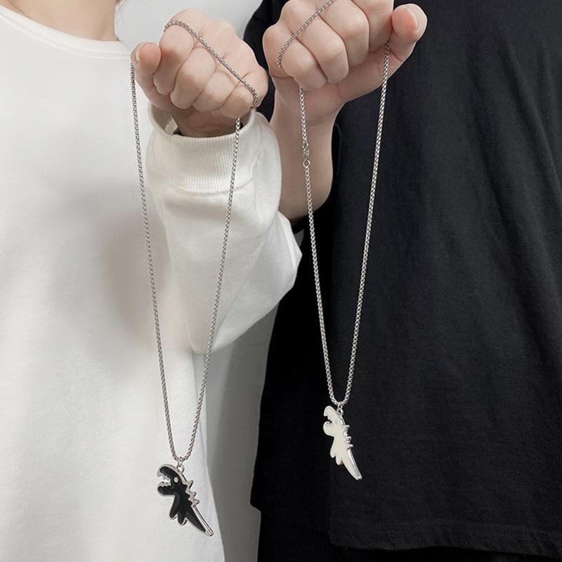 Pendant Necklaces 2021 Hip Hop Dinosaur For Women Titanium Black White Necklace Cartoon Animal Summer Couple Jewelry
Pendant Necklaces 2021 Hip Hop Dinosaur For Women Titanium Black White Necklace Cartoon Animal Summer Couple Jewelry