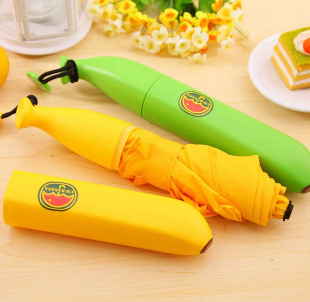 Straight creative cute children adult banana umbrella portable pencil folding can be printed
Straight creative cute children adult banana umbrella portable pencil folding can be printed