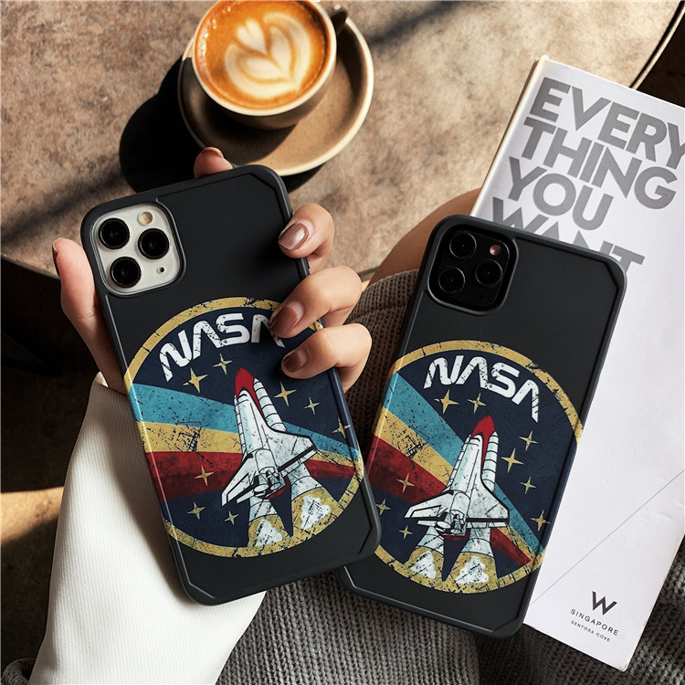 Luxury Designer Nasa Phone Cases Spaceship Space Agency Shockproof Soft Silicone Black Cover For iphone 7 8 Plus 11 12 Pro XS Max XR
Luxury Designer Nasa Phone Cases Spaceship Space Agency Shockproof Soft Silicone Black Cover For iphone 7 8 Plus 11 12 Pro XS Max XR