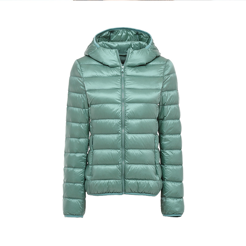Long-sleeved hooded down jacket outdoor full zipper casual winter breathable soft running training warm-up sportswear solid color round neck ladies, White
Long-sleeved hooded down jacket outdoor full zipper casual winter breathable soft running training warm-up sportswear solid color round neck ladies, White