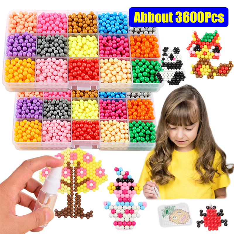 4.5MM Refill Hama Beads Puzzle 3D Handmade Magic Aquabeads DIY Water Spray Beads Set Ball Games Children Toys for girls
4.5MM Refill Hama Beads Puzzle 3D Handmade Magic Aquabeads DIY Water Spray Beads Set Ball Games Children Toys for girls