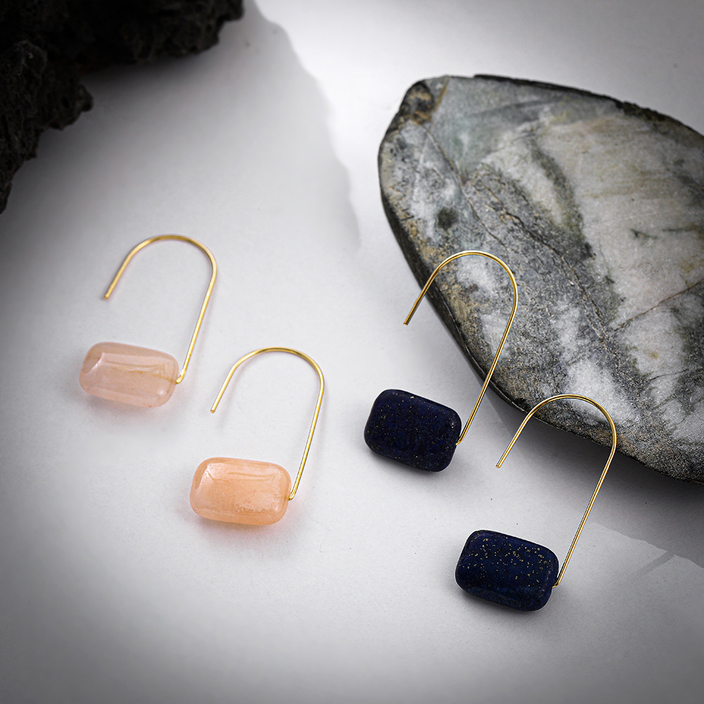 Bohemia Turquoise Rose Pink Quartz Lapis Lazuli Stone Gold Dangle Earrings for women Party travel Jewelry
Bohemia Turquoise Rose Pink Quartz Lapis Lazuli Stone Gold Dangle Earrings for women Party travel Jewelry