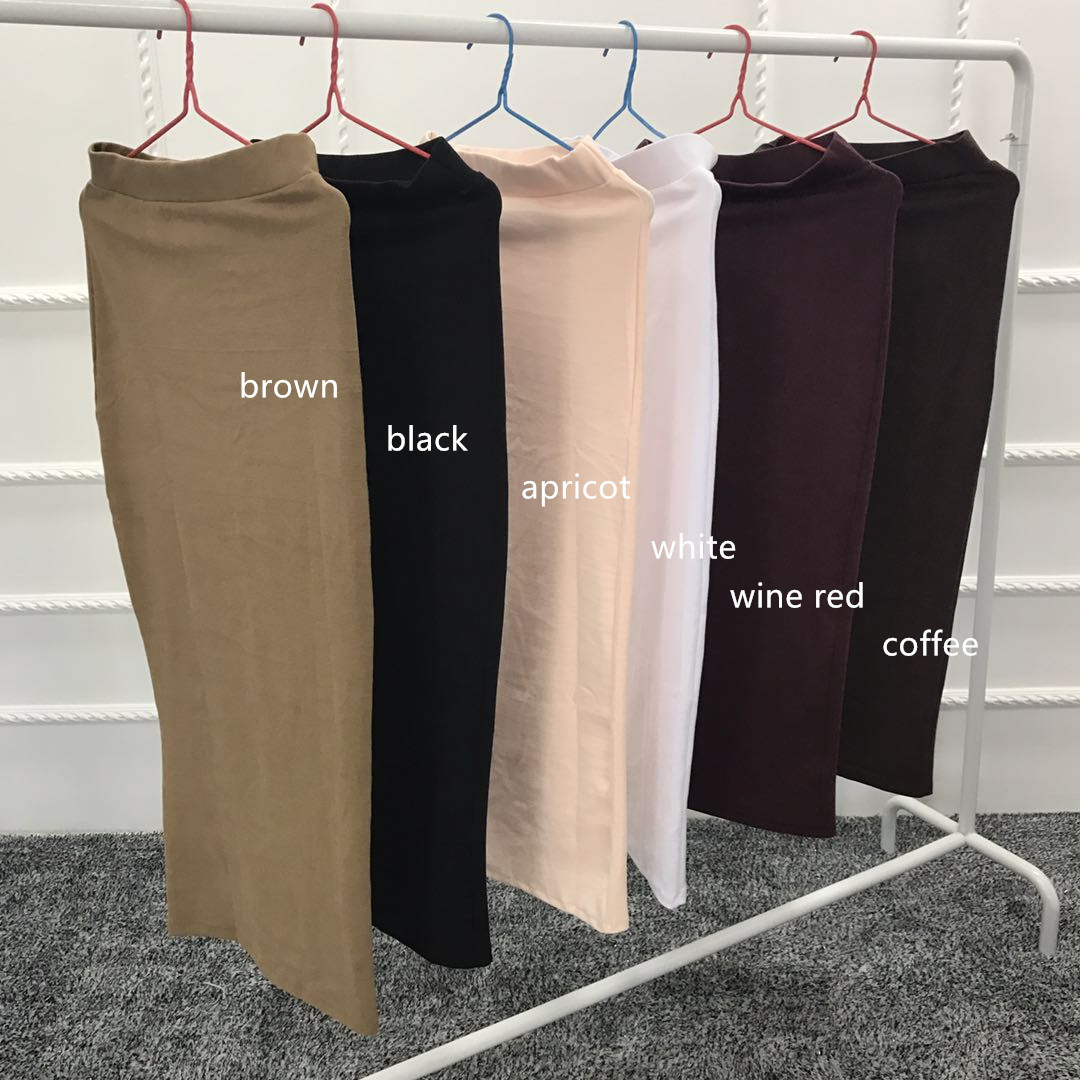 Muslim cotton Pencil Skirt Women high waist pure color Bodycon long Skirts Dubai Arab Middle East Turkish Abaya slamic Clothing
Muslim cotton Pencil Skirt Women high waist pure color Bodycon long Skirts Dubai Arab Middle East Turkish Abaya slamic Clothing