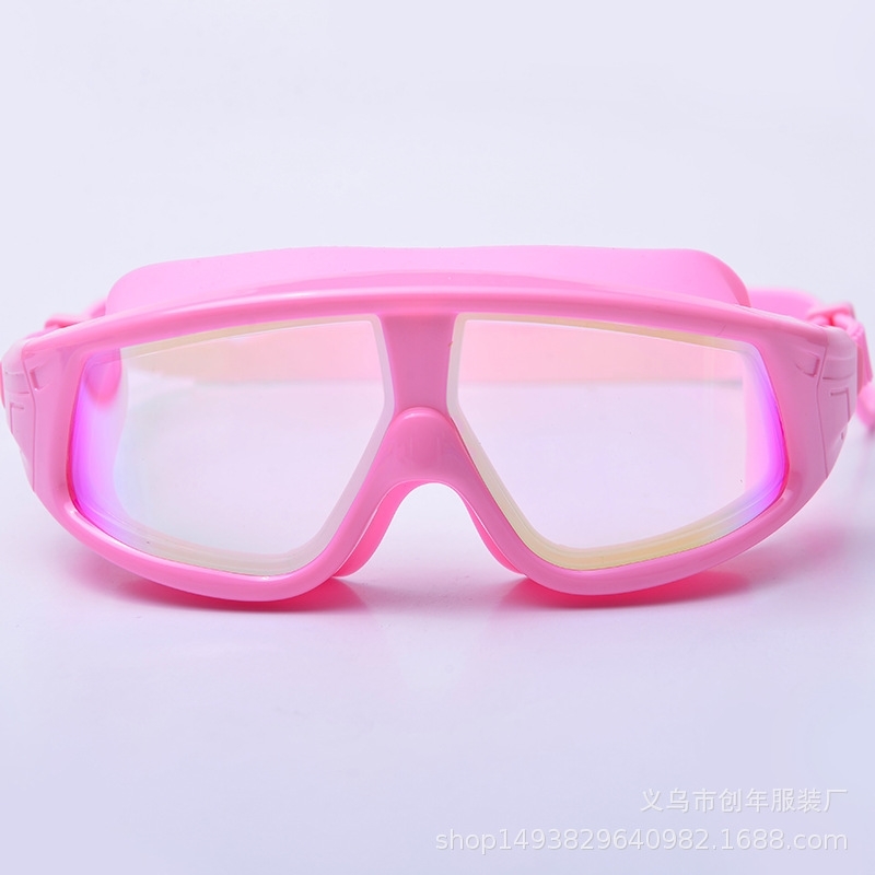 Li Ku goggles HD fog proof waterproof color contrast earplugs men's and women's adult flat light large frame swimming glasses
Li Ku goggles HD fog proof waterproof color contrast earplugs men's and women's adult flat light large frame swimming glasses