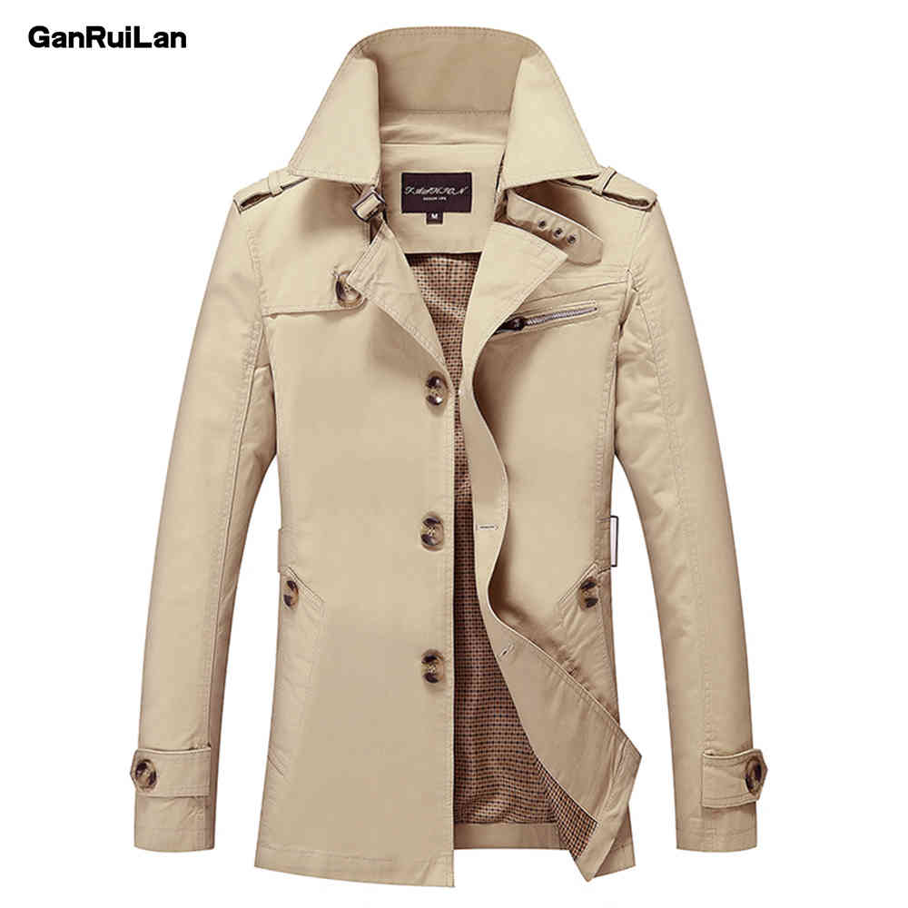 Trench Coat Mens Jacket 5XL Autumn Long Coat Mens OverCoat Slim fit Brand Clothing Windbreaker Male Business JK18037 210518, Light khaki
Trench Coat Mens Jacket 5XL Autumn Long Coat Mens OverCoat Slim fit Brand Clothing Windbreaker Male Business JK18037 210518, Light khaki
