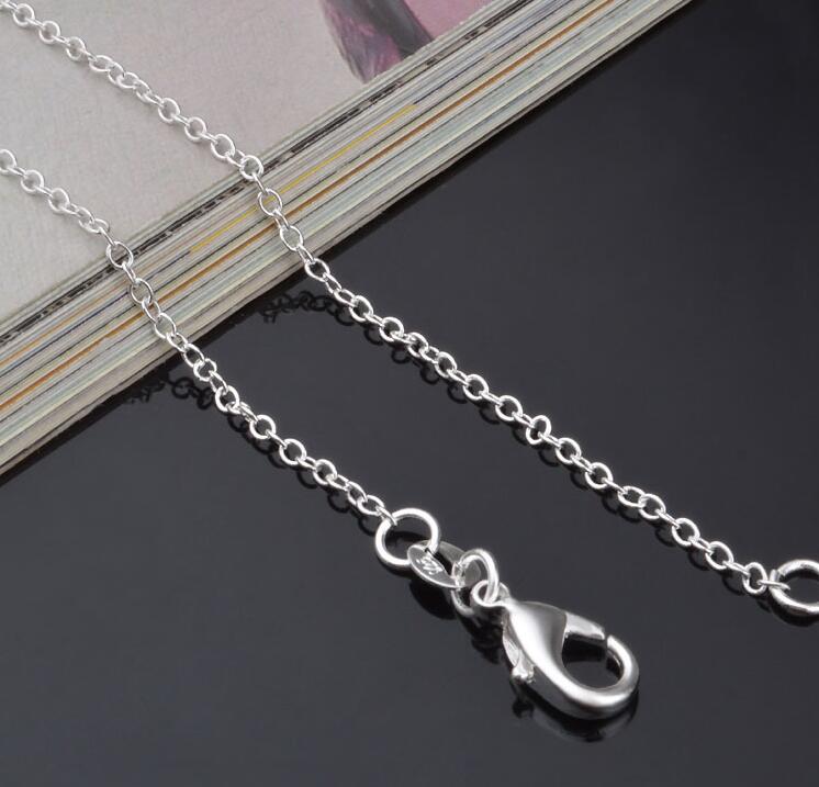 Sterling Silver O Necklace Chain 1MM 16-24inches DIY Jewelry For Pendants Necklace Christmas Gift Women Men ps0067
Sterling Silver O Necklace Chain 1MM 16-24inches DIY Jewelry For Pendants Necklace Christmas Gift Women Men ps0067