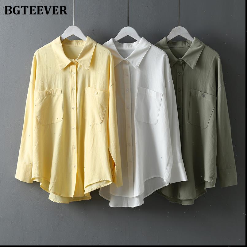 Basic White Spring Summer Turn Women Shirt down Collar Double Pockets Office Ladies Blouse Female Tops Blusas
Basic White Spring Summer Turn Women Shirt down Collar Double Pockets Office Ladies Blouse Female Tops Blusas