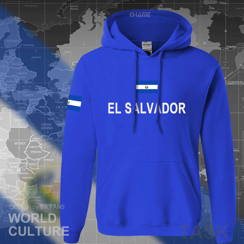 El Salvador hoodies men sweatshirt sweat new hip hop streetwear tracksuit nation footballer sporting country Salvadoran SLV X0601, Black
El Salvador hoodies men sweatshirt sweat new hip hop streetwear tracksuit nation footballer sporting country Salvadoran SLV X0601, Black