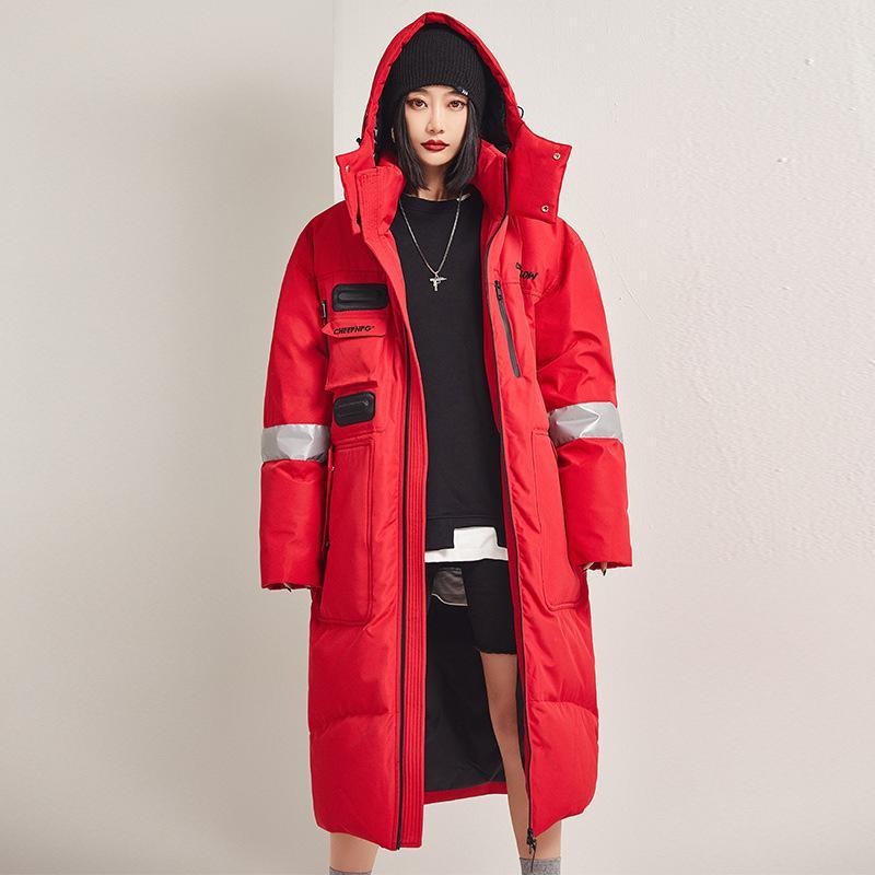 men's down & parkas jacket in winter the trend of lovers' clothes korean version extended over-the-knee and jackets red, Black
men's down & parkas jacket in winter the trend of lovers' clothes korean version extended over-the-knee and jackets red, Black