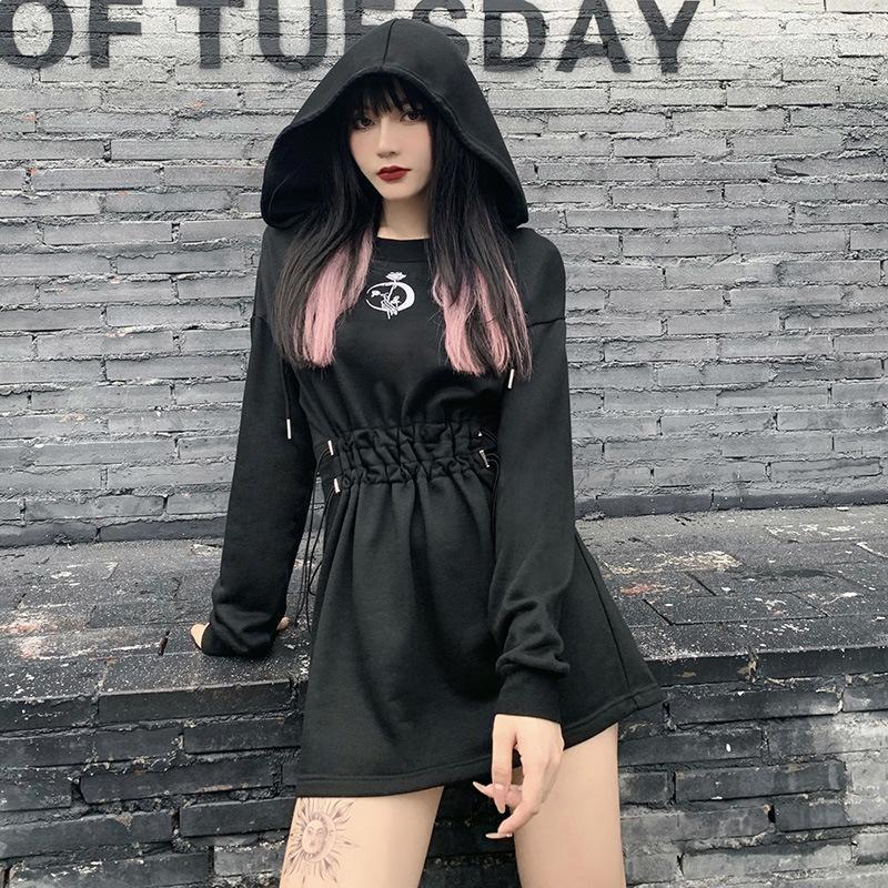 Dark Department BF Wind Autumn And Winter Thin Sweater Dress INS Round Collar Moon Embroidered Skirt Women Full Yoga Outfit, Black
Dark Department BF Wind Autumn And Winter Thin Sweater Dress INS Round Collar Moon Embroidered Skirt Women Full Yoga Outfit, Black