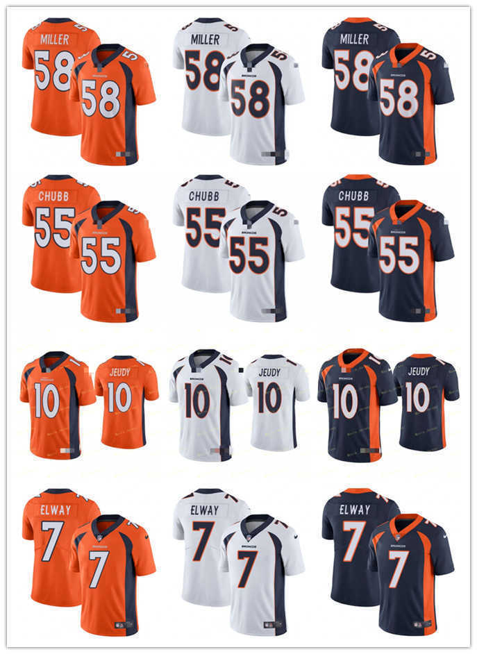 Mens Womens Youth Denver' Broncos' 10 Jerry Jeudy 7 John Elway 58 Von miller 55 Bradley Chubb Custom Football Jerseys, Colour
Mens Womens Youth Denver' Broncos' 10 Jerry Jeudy 7 John Elway 58 Von miller 55 Bradley Chubb Custom Football Jerseys, Colour