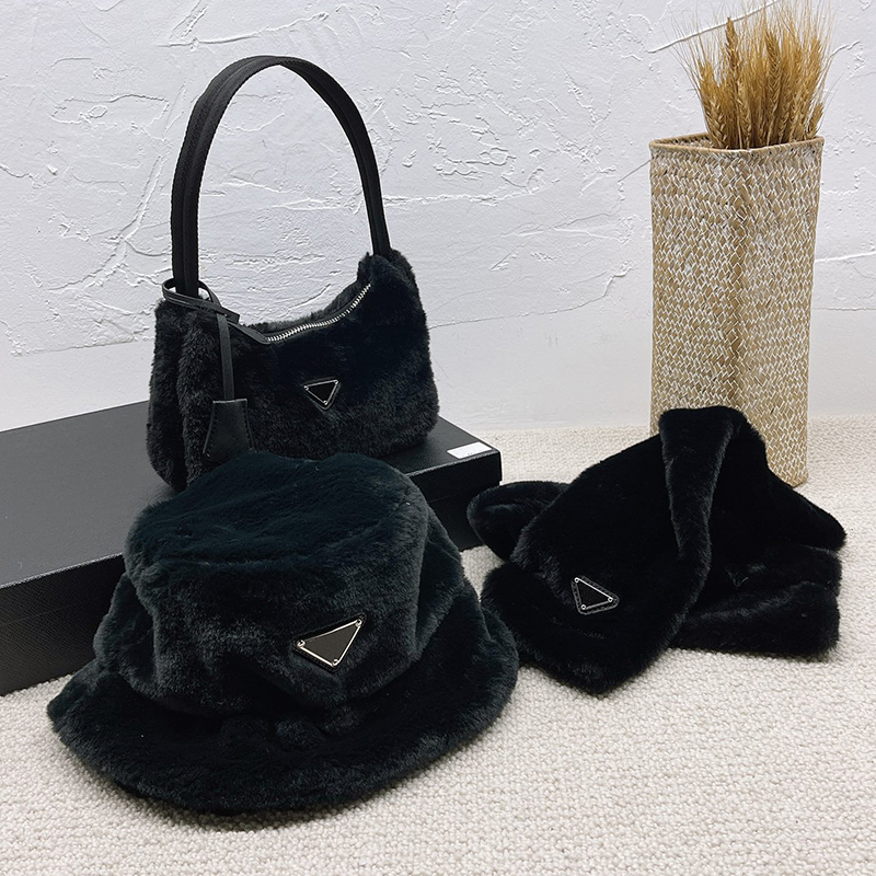 Villus Women Handbag Shoulder Bags Fashion Hat Scarf High Quality Totes Bag Luxury Designer Winter Warm Cap Muffler 3 Pcs Suit Cold Proof, Increase freight
Villus Women Handbag Shoulder Bags Fashion Hat Scarf High Quality Totes Bag Luxury Designer Winter Warm Cap Muffler 3 Pcs Suit Cold Proof, Increase freight