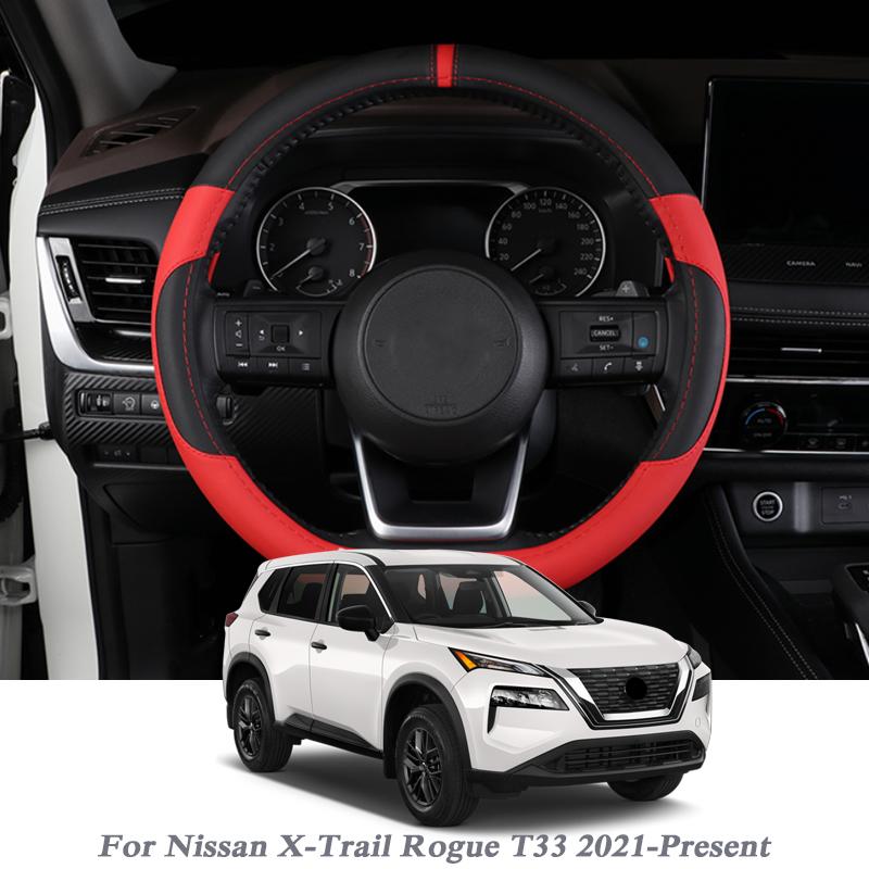 Steering Wheel Covers QCBXYYXH Car Styling For X-Trail Rogue T33 2021-Present Leather Steering-wheel Cover Accessory
Steering Wheel Covers QCBXYYXH Car Styling For X-Trail Rogue T33 2021-Present Leather Steering-wheel Cover Accessory