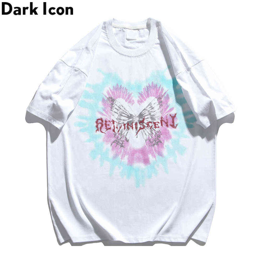 Tie Dyeing Heart Oversized Men's T-shirt Short Sleeve Summer O-neck Loose Tshirts Man Clothes 210603, Black
Tie Dyeing Heart Oversized Men's T-shirt Short Sleeve Summer O-neck Loose Tshirts Man Clothes 210603, Black