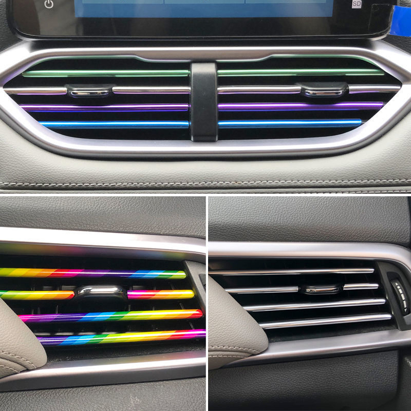 10/5pcs Car Air Vent Strips Grille Switch Rim Trim Outlet Decoration Strip Air Outlet Trim Car Styling Mouldings Car Stikers
10/5pcs Car Air Vent Strips Grille Switch Rim Trim Outlet Decoration Strip Air Outlet Trim Car Styling Mouldings Car Stikers