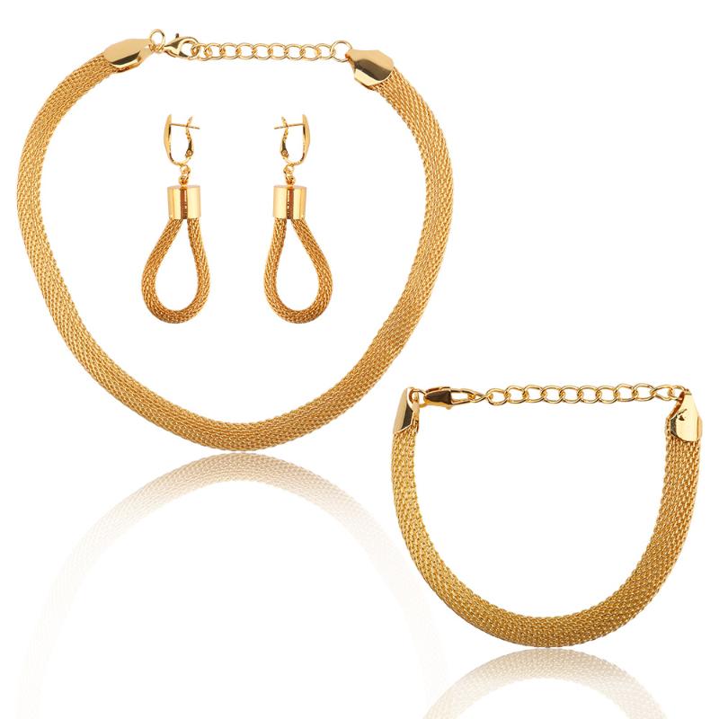 Earrings & Necklace Choker For Women Fashion Gold Plated Adjustable Bracelet Dangle Dubai African Chain Jewelry Sets Year Gift, Silver
Earrings & Necklace Choker For Women Fashion Gold Plated Adjustable Bracelet Dangle Dubai African Chain Jewelry Sets Year Gift, Silver