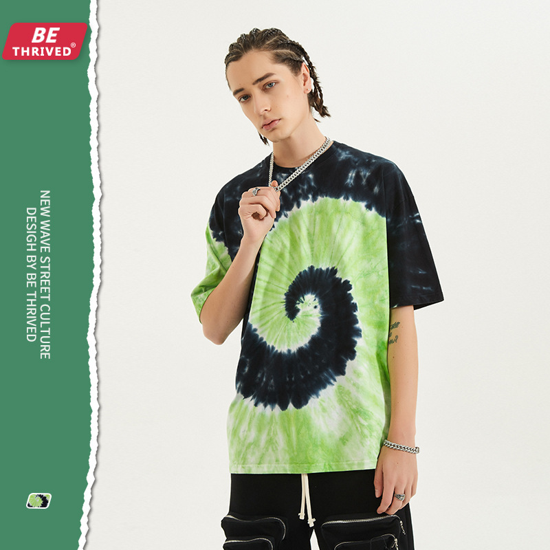 be menswear | 2021 spring and summer contrast color vortex tie dye short sve tee high street fashion brand t-shirt men, White;black
be menswear | 2021 spring and summer contrast color vortex tie dye short sve tee high street fashion brand t-shirt men, White;black