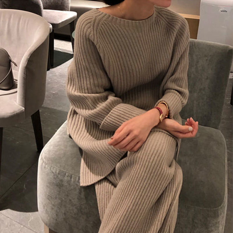women's sweaters winter fashions for women to get knitted pullover sweater of two garments high waist drop wide leg pants together bghu, White;black
women's sweaters winter fashions for women to get knitted pullover sweater of two garments high waist drop wide leg pants together bghu, White;black