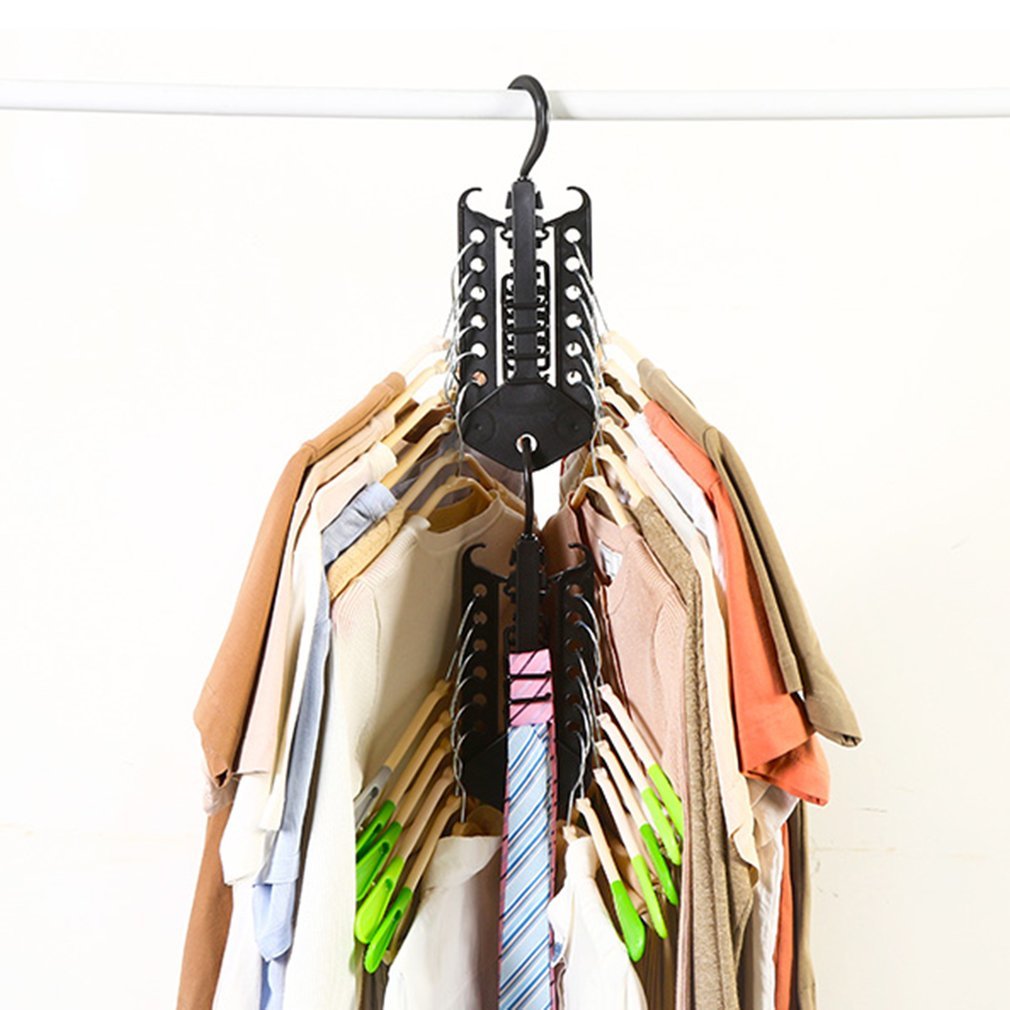 Hanger Rack Clothing Space Saver Foldable Hanger Multifunctional Magic Closet Organizer New Collection