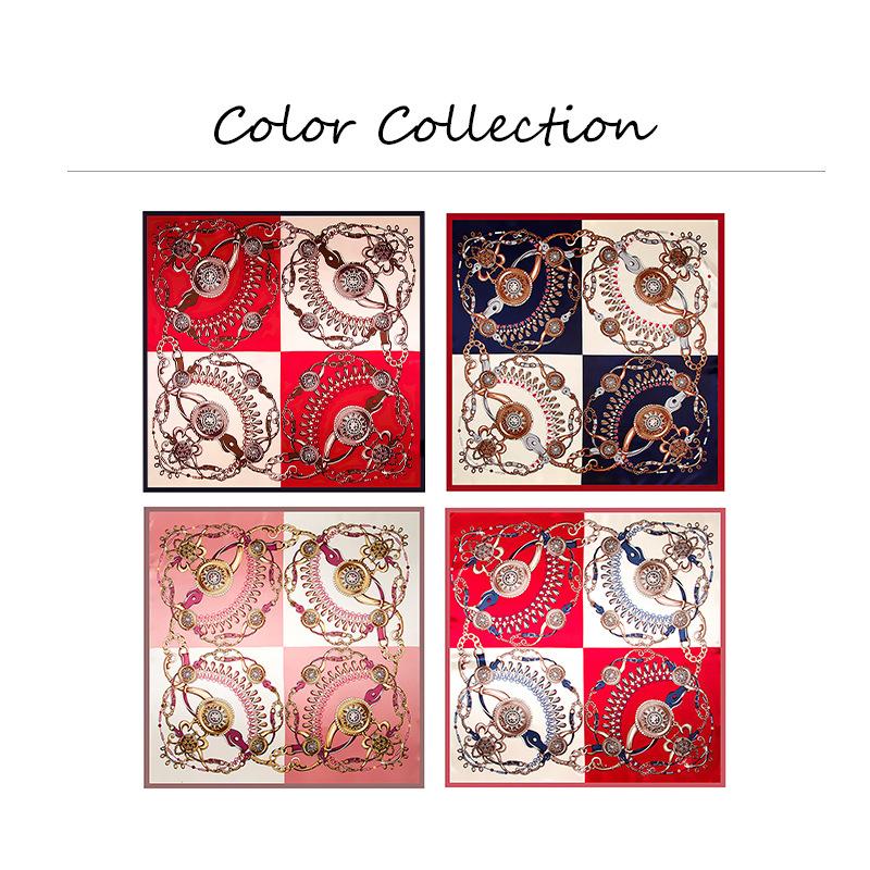 Scarves 2021 90x90 Fashion Print Multipurpose Women Silk Twill Scarf Satin Square Tie Hairband Ladies Foulard Femme Towel Bufanda Shawl
Scarves 2021 90x90 Fashion Print Multipurpose Women Silk Twill Scarf Satin Square Tie Hairband Ladies Foulard Femme Towel Bufanda Shawl