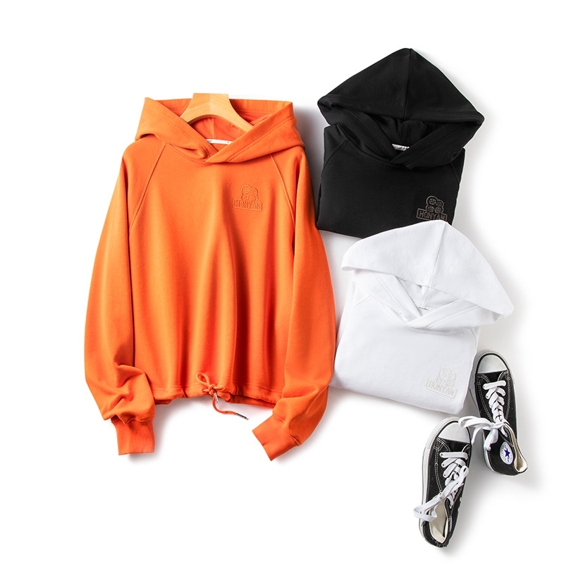 Women's hooded long sleeve 2021 spring and autumn new embroidered thin pure cotton couple drawstring jacket, Black-
Women's hooded long sleeve 2021 spring and autumn new embroidered thin pure cotton couple drawstring jacket, Black-