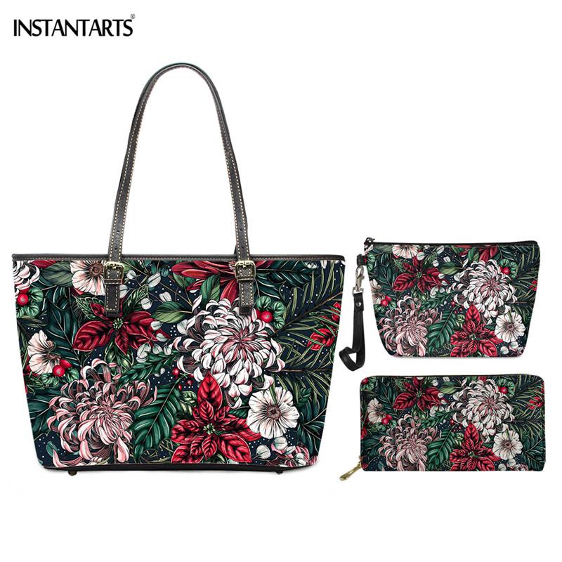 Evening Bags INSTANTARTS Hawaii Leaves Flowers Print Shoulder Handbag Women Fashion 3PCS PU Purse Tropical Art Design Makeup Case And Tote
Evening Bags INSTANTARTS Hawaii Leaves Flowers Print Shoulder Handbag Women Fashion 3PCS PU Purse Tropical Art Design Makeup Case And Tote