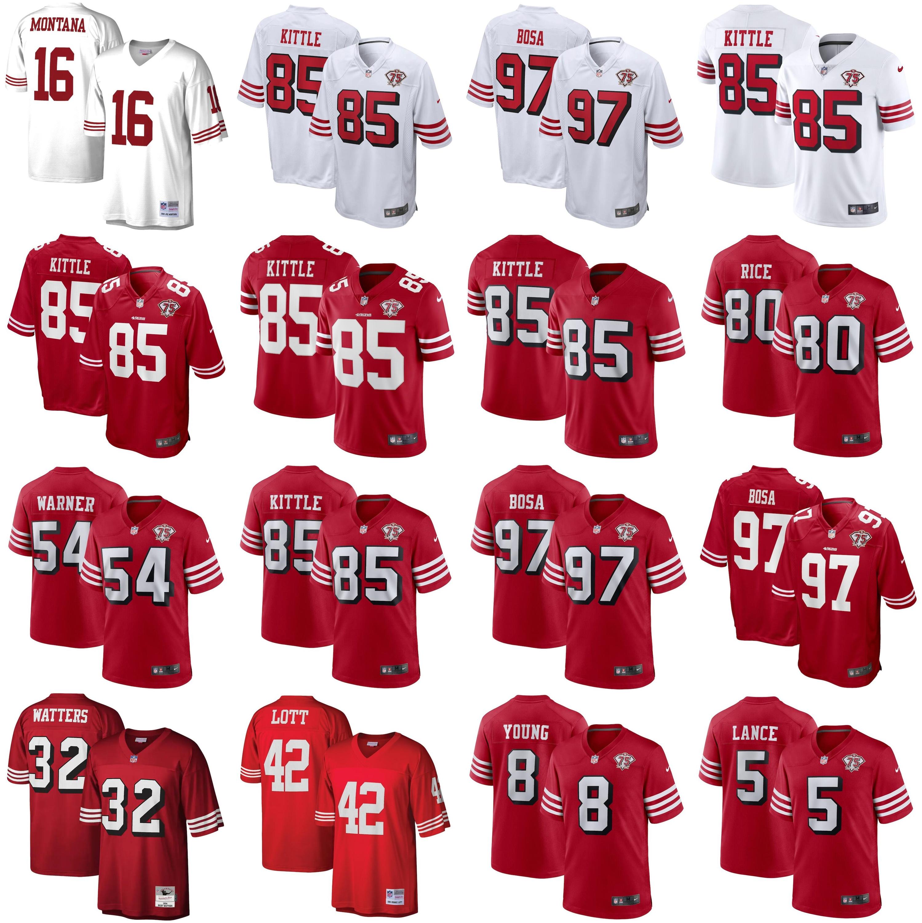2021 American Football Jerseys San Francisco 49ers Jersey Trey 5 Lance Steve 8 Young Fred 54 Warner George 85 Kittle Jerry 80 Rice Joe 16 Mo, Black;red
2021 American Football Jerseys San Francisco 49ers Jersey Trey 5 Lance Steve 8 Young Fred 54 Warner George 85 Kittle Jerry 80 Rice Joe 16 Mo, Black;red